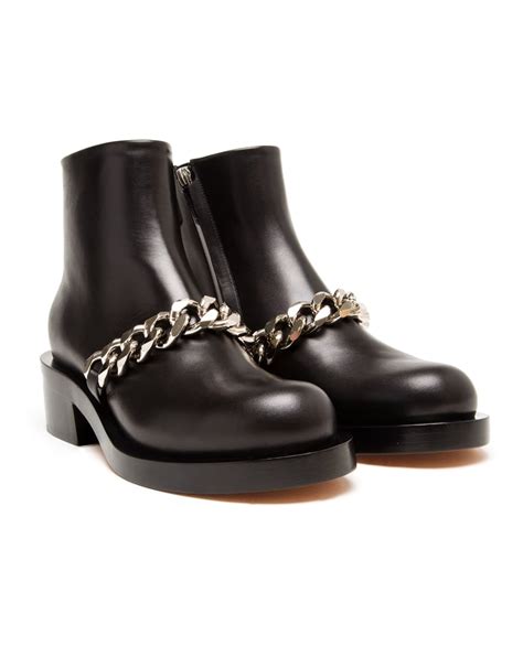 givenchy chain link boots|Givenchy golden boots.